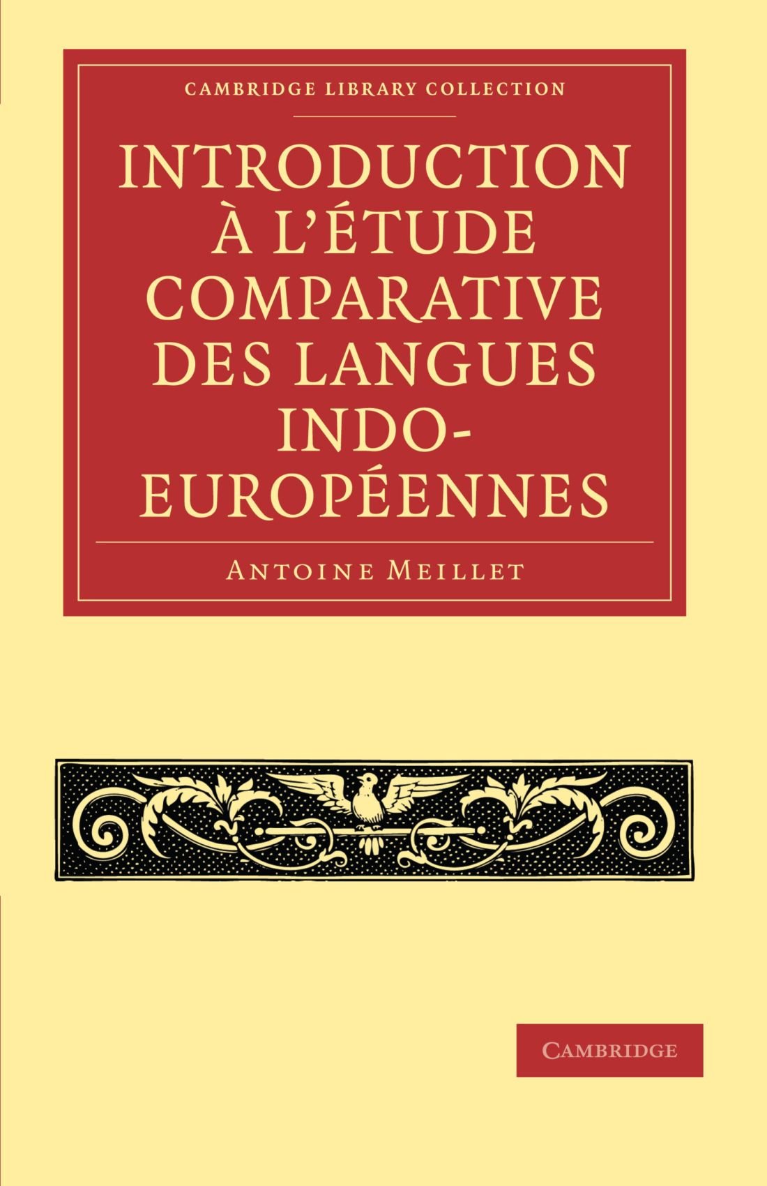 Introduction a L'etude Comparative des Langues Indo-Europeennes book