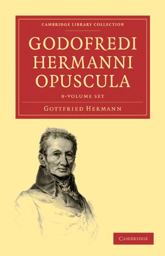 Godofredi Hermanni Opuscula 8 Volume Paperback Set Film, Art & Culture