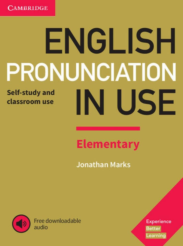 English Pronunciation in Use Elementary Book with Answers and Downloadable Audio Foreign Languages ​​& Dictionaries
