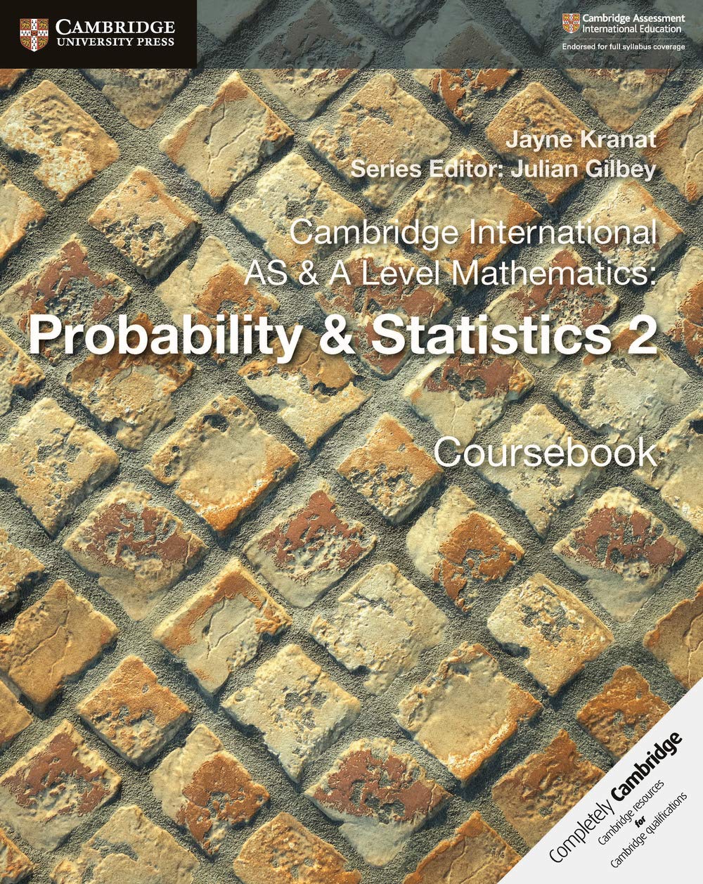 Product Image: Cambridge International AS & A Level Mathematics: Probability & Statistics 2 Coursebook
