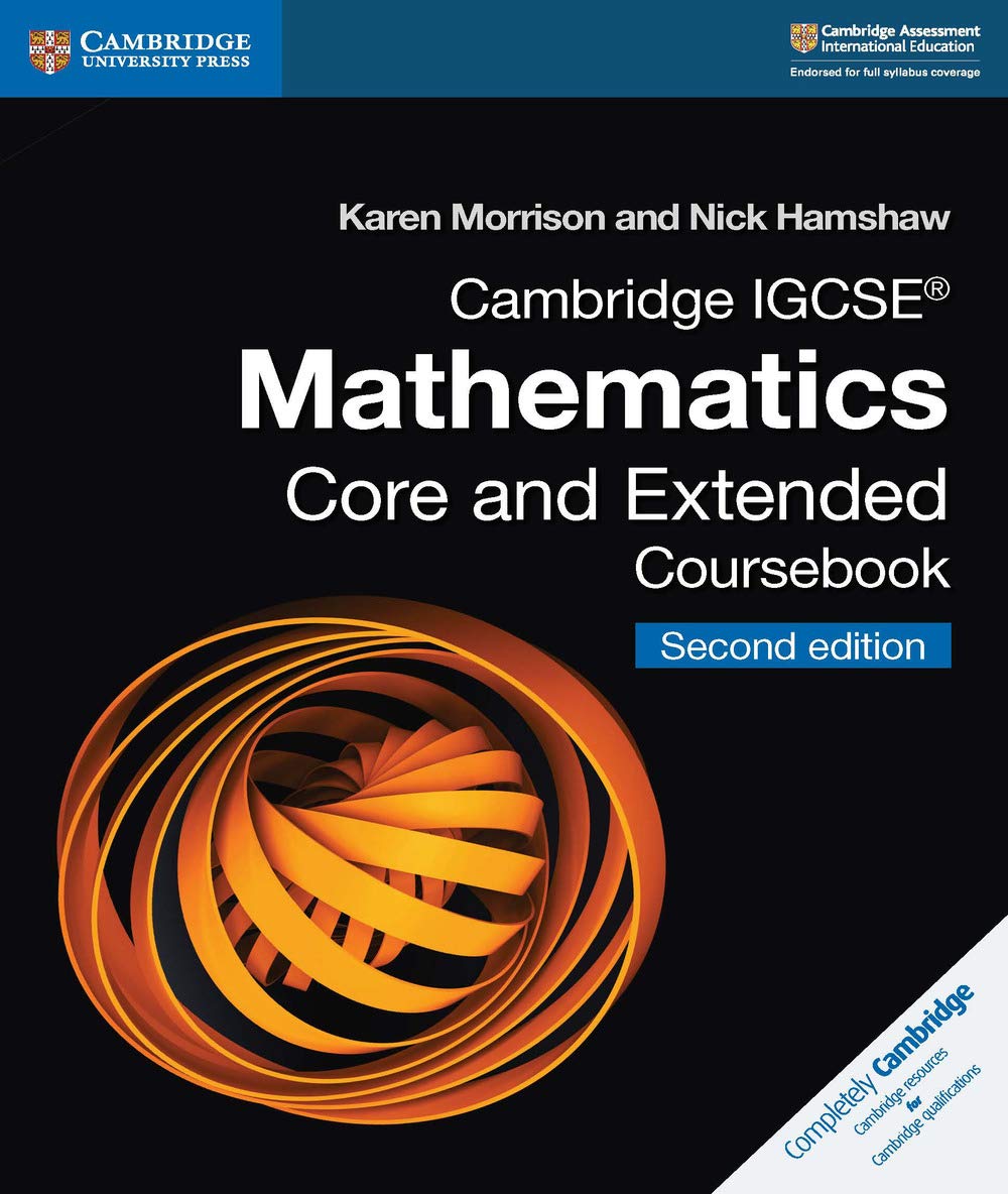 Product Image: Cambridge IGCSE® Mathematics Core and Extended Coursebook