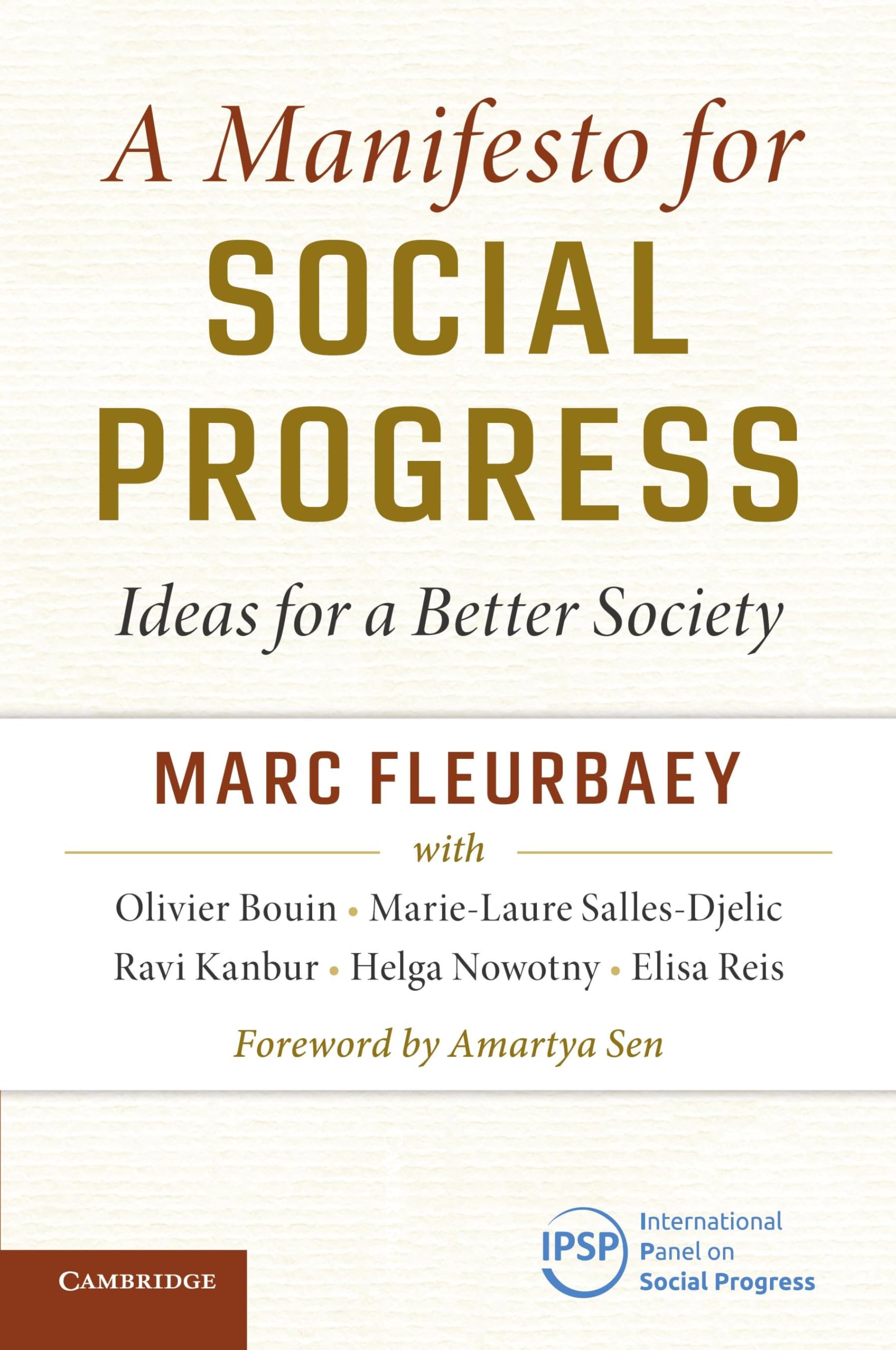 A Manifesto for Social Progress: Ideas for a Better Society Law