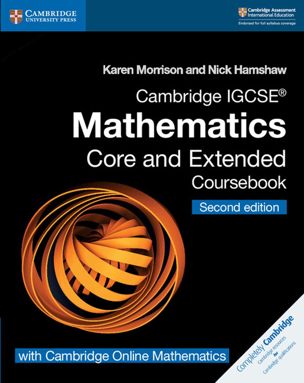 Cambridge IGCSE® Mathematics Coursebook Core and Extended Second Edition with Cambridge Online Mathematics (2 Years) Professional & Reference Books