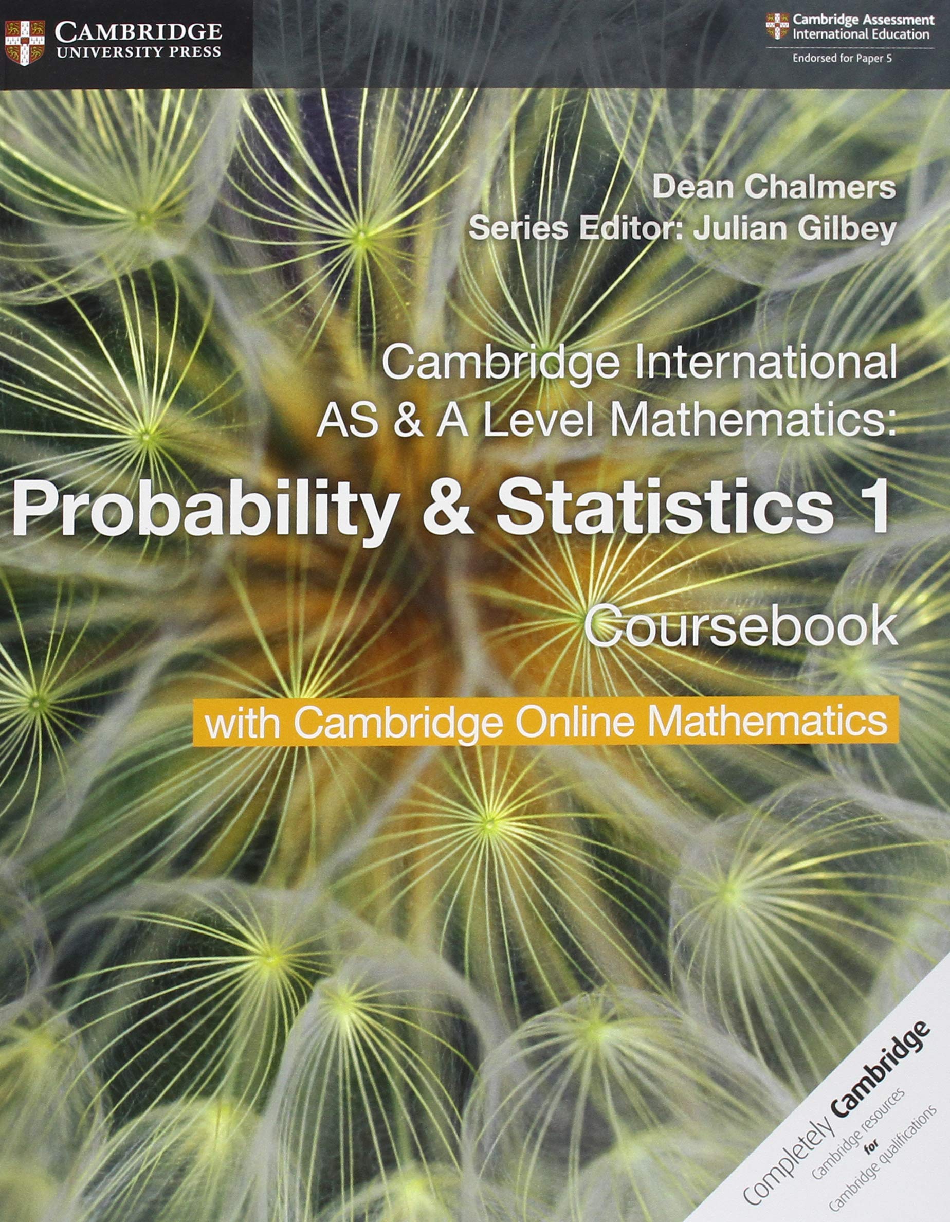 Cambridge International As & a Level Mathematics Probability & Statistics 1 Coursebook + Cambridge Online Mathematics, 2 Years Access Mathematics