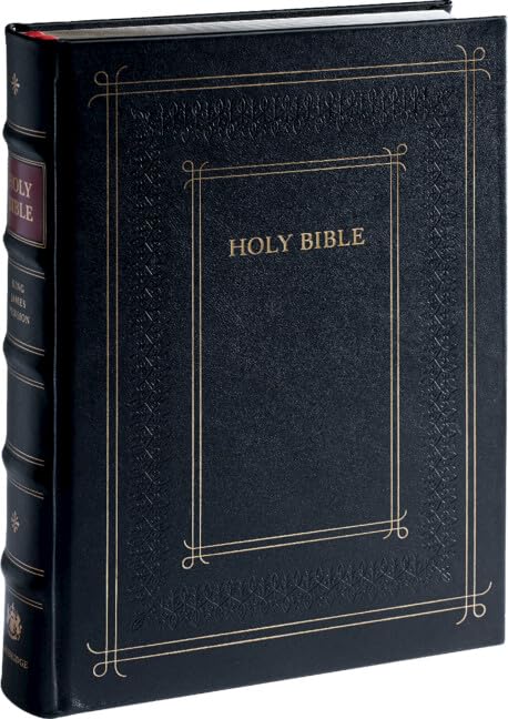 Holy Bible: Cambridge KJV Family Chronicle Bible, Black Calfskin over Boards Religion & Esotericism