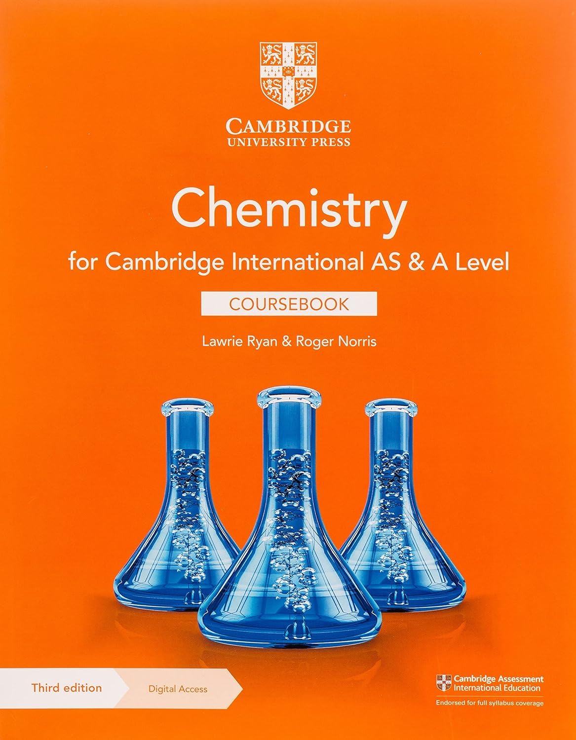 Cambridge International As & a Level Chemistry Coursebook + Digital Access 2 Years Professional & Reference Books