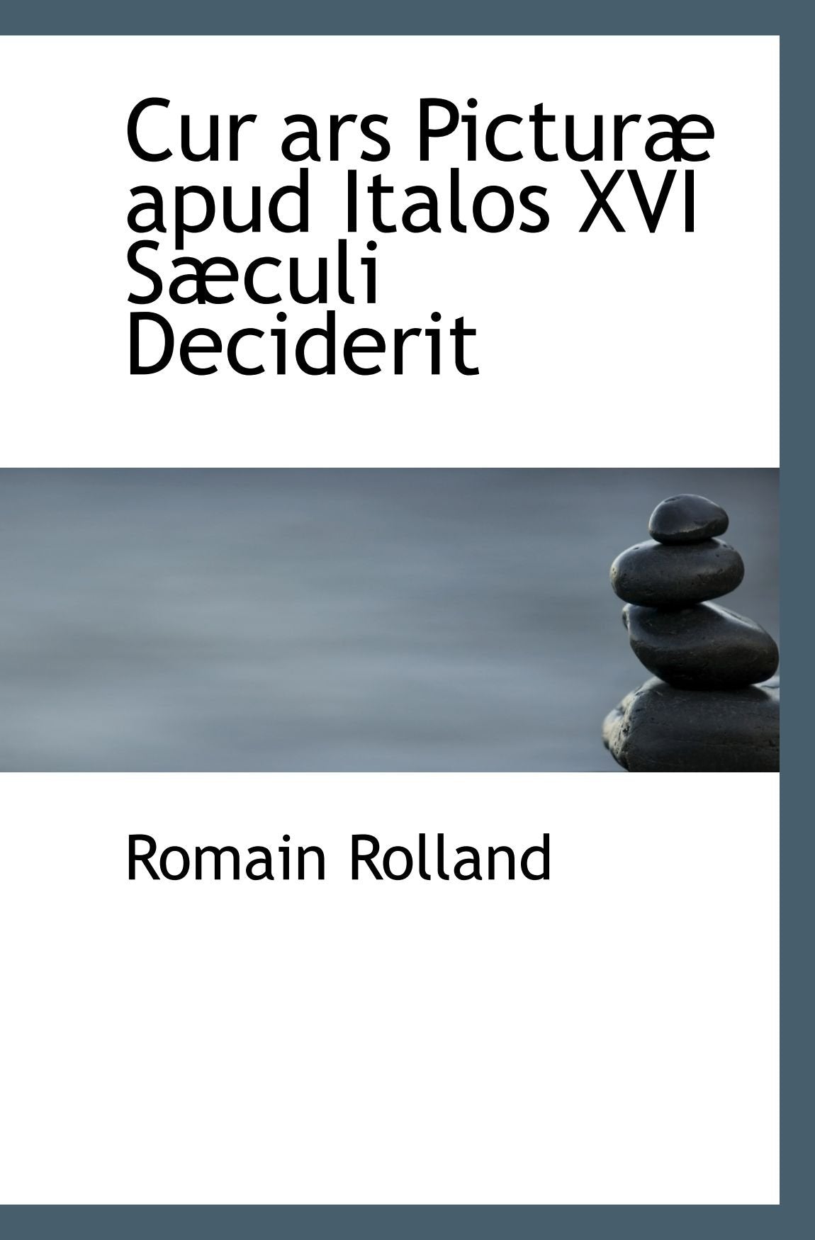 Cur ars Picturæ apud Italos XVI Sæculi Deciderit Politics & History