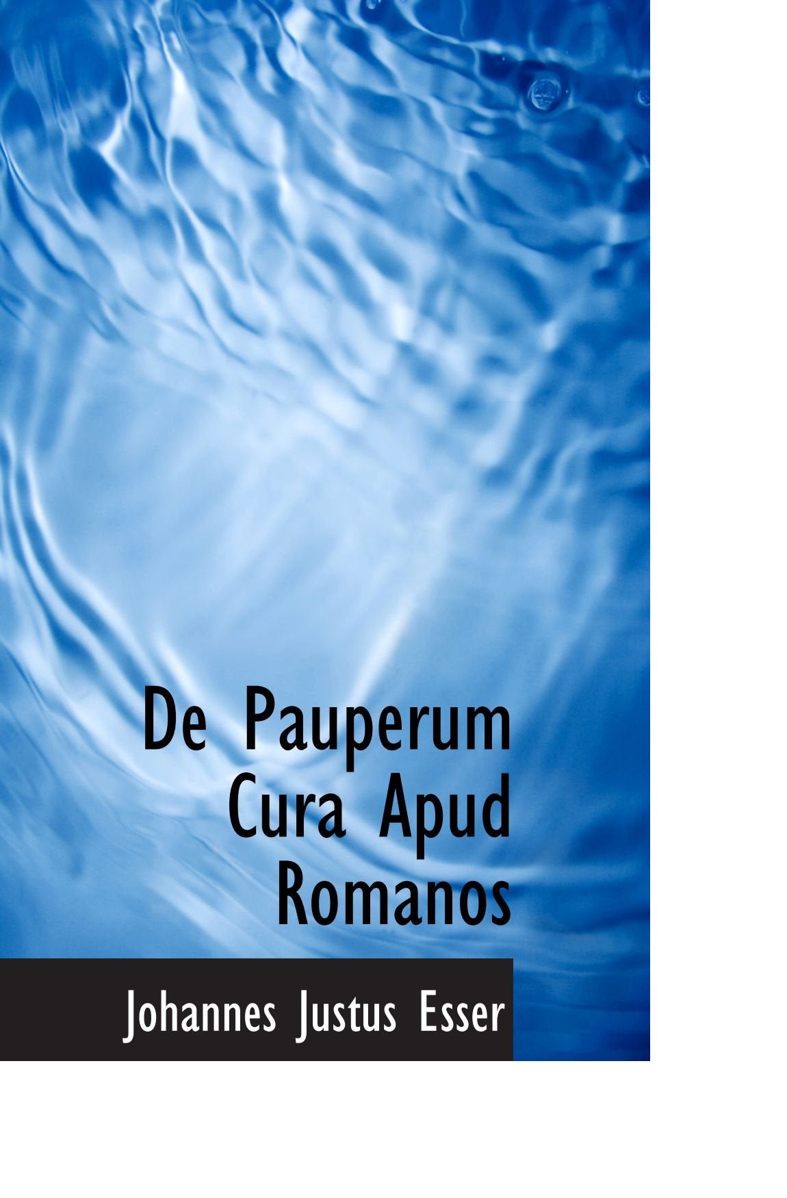 De Pauperum Cura Apud Romanos Politics & History