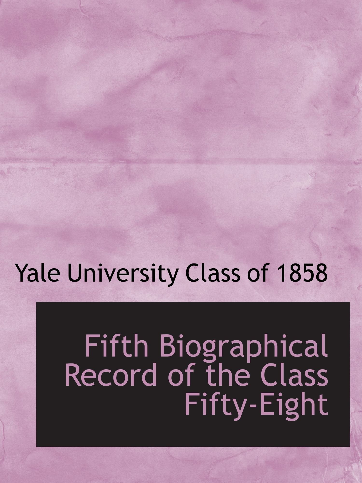 Fifth Biographical Record of the Class Fifty-Eight Politics & History