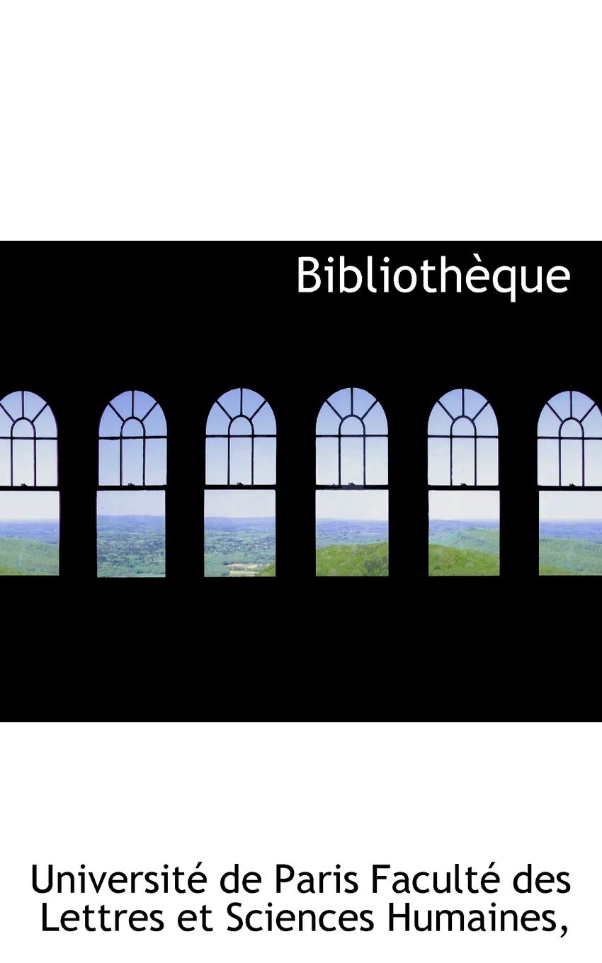 Product Image: Biblioth Que