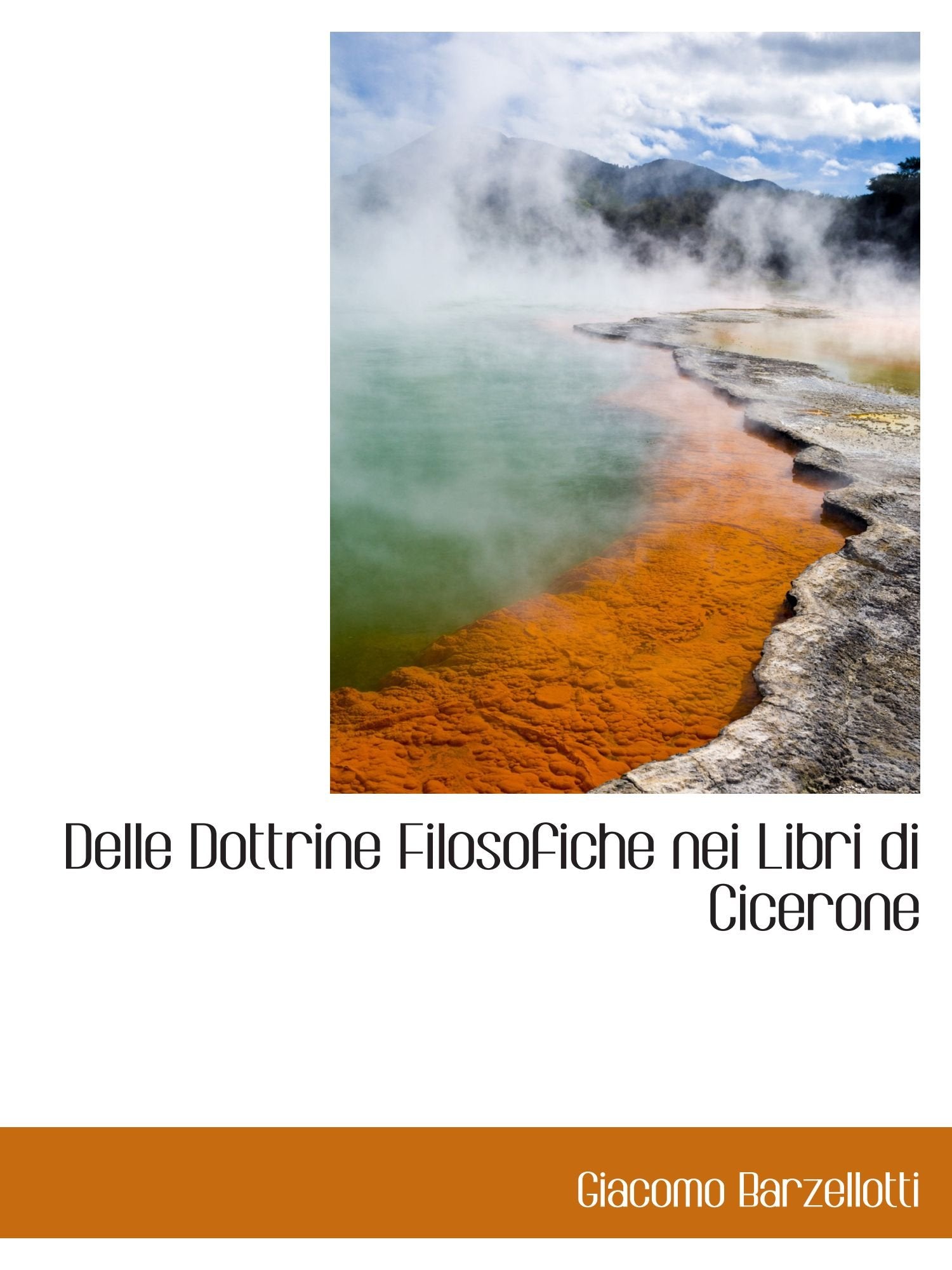 Delle Dottrine Filosofiche nei Libri di Cicerone Politics & History