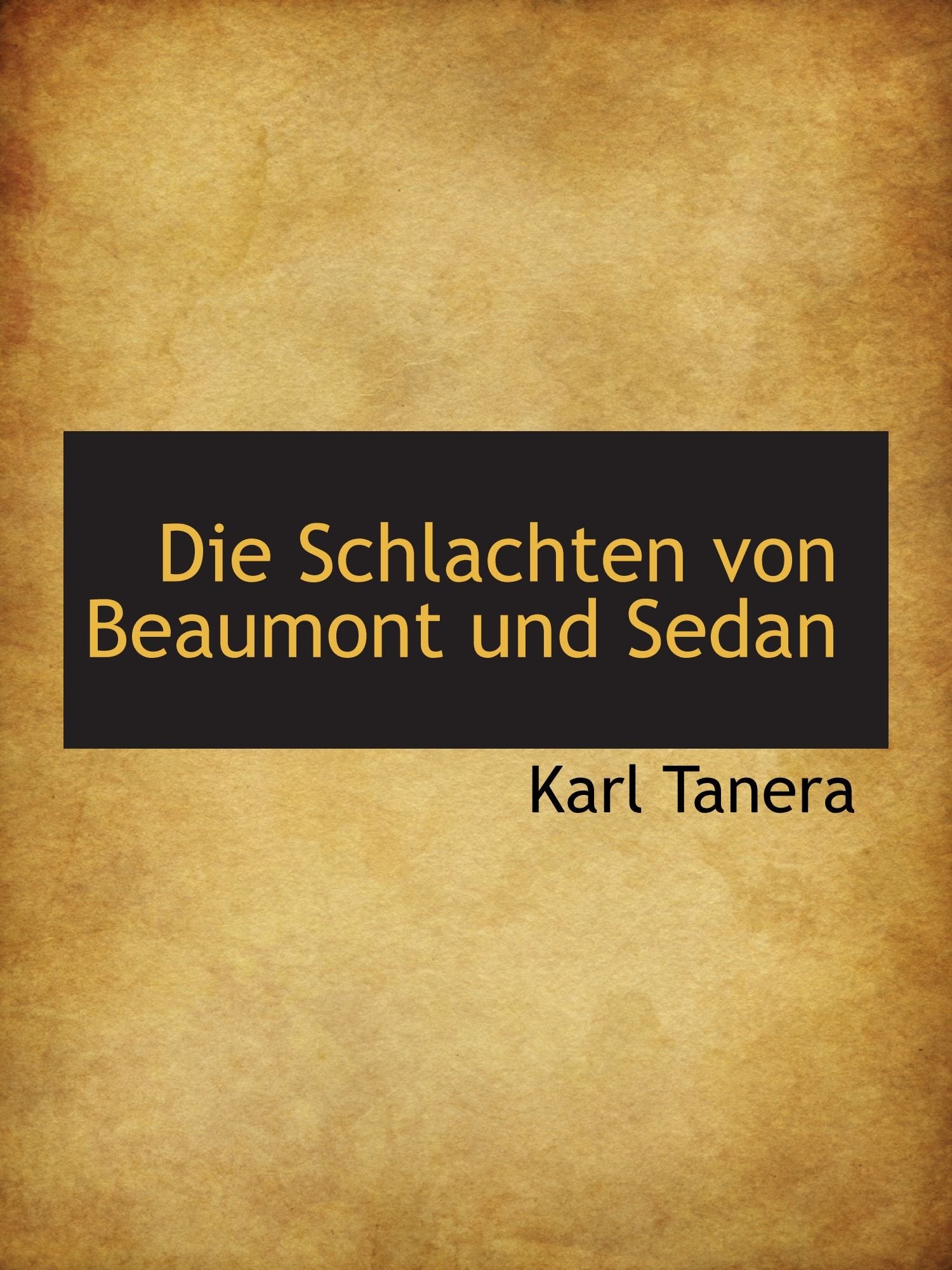 Die Schlachten von Beaumont und Sedan Politics & History