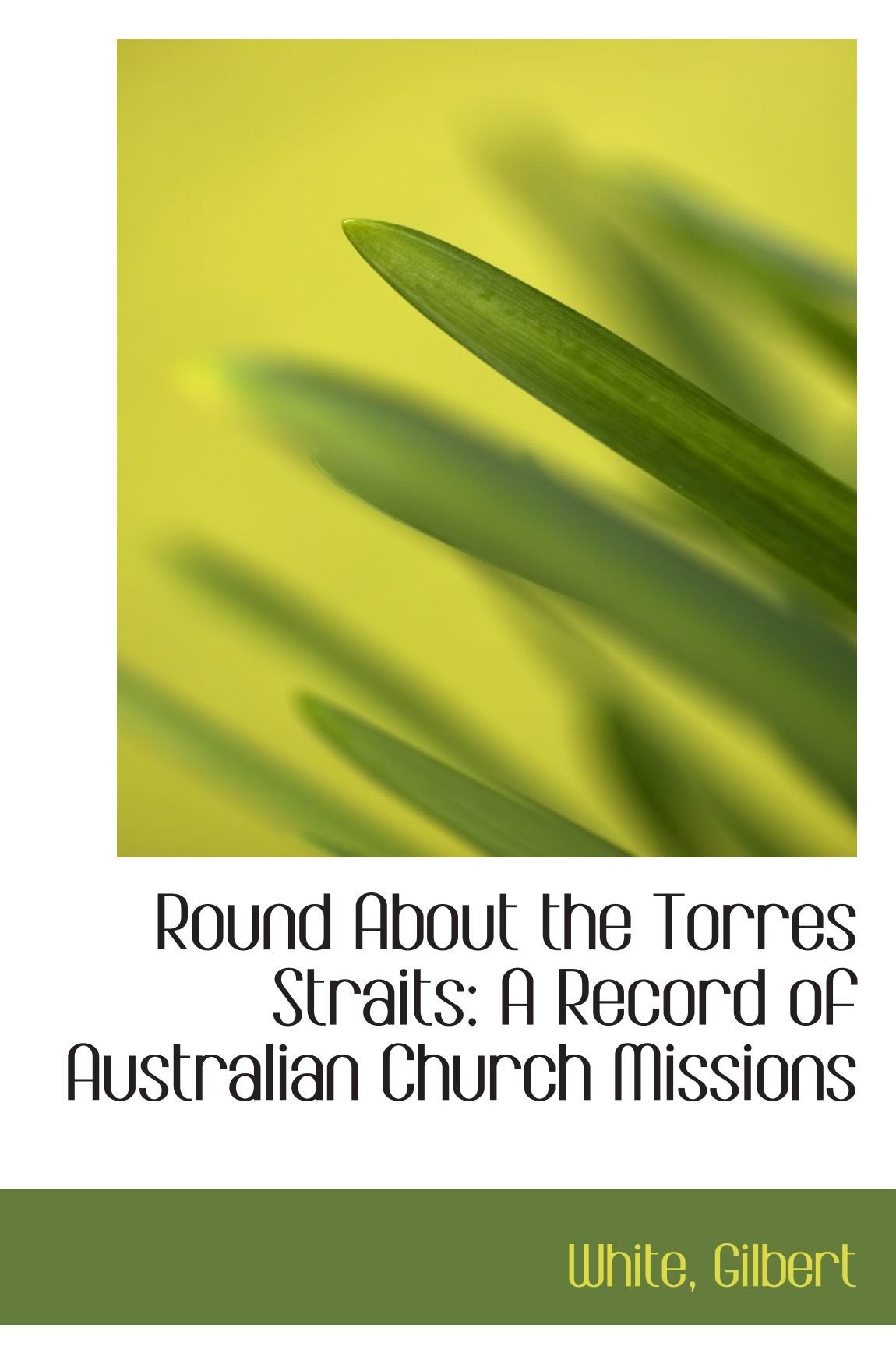 Round About the Torres Straits: A Record of Australian Church Missions Politics & History