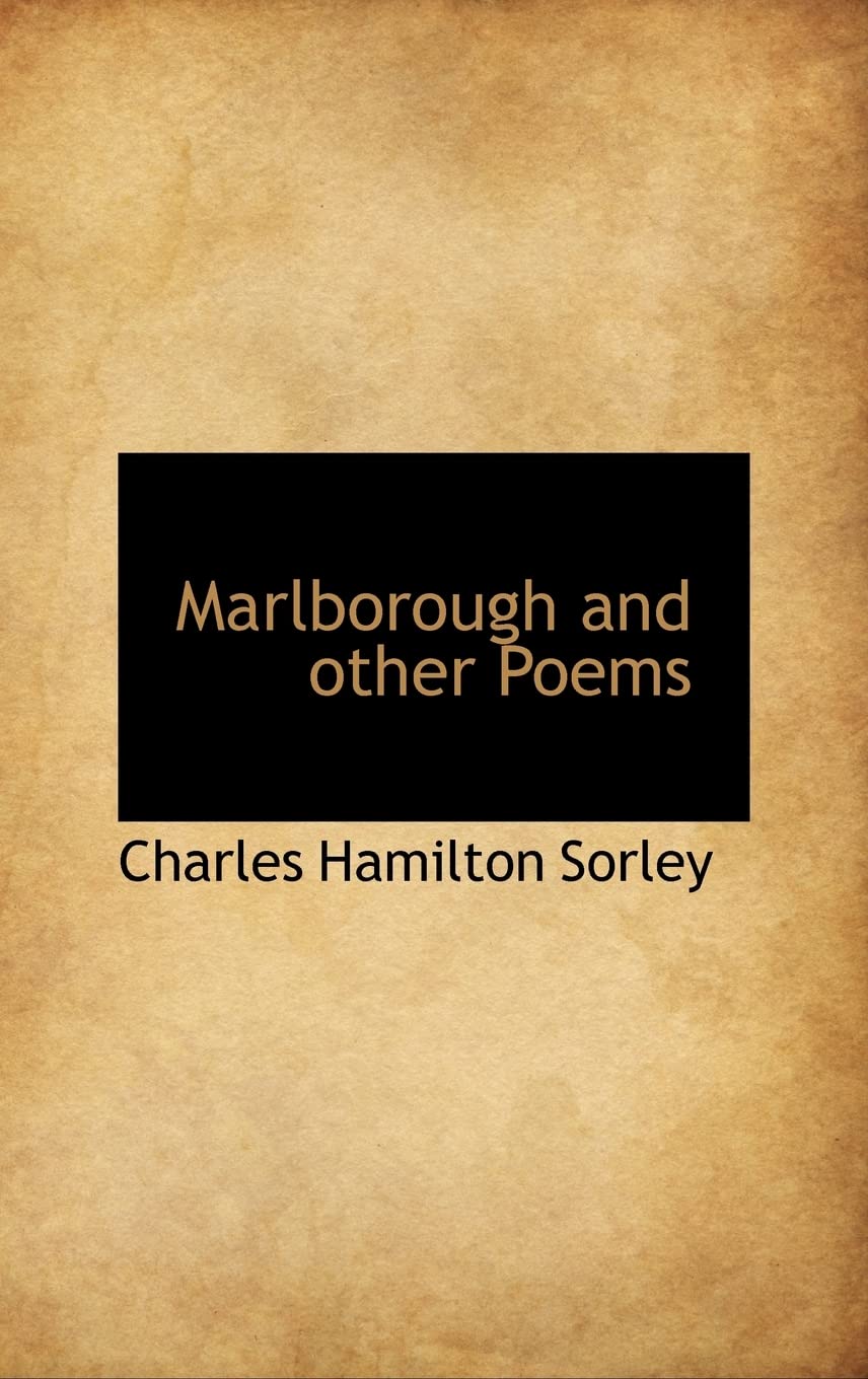Marlborough and Other Poems Books