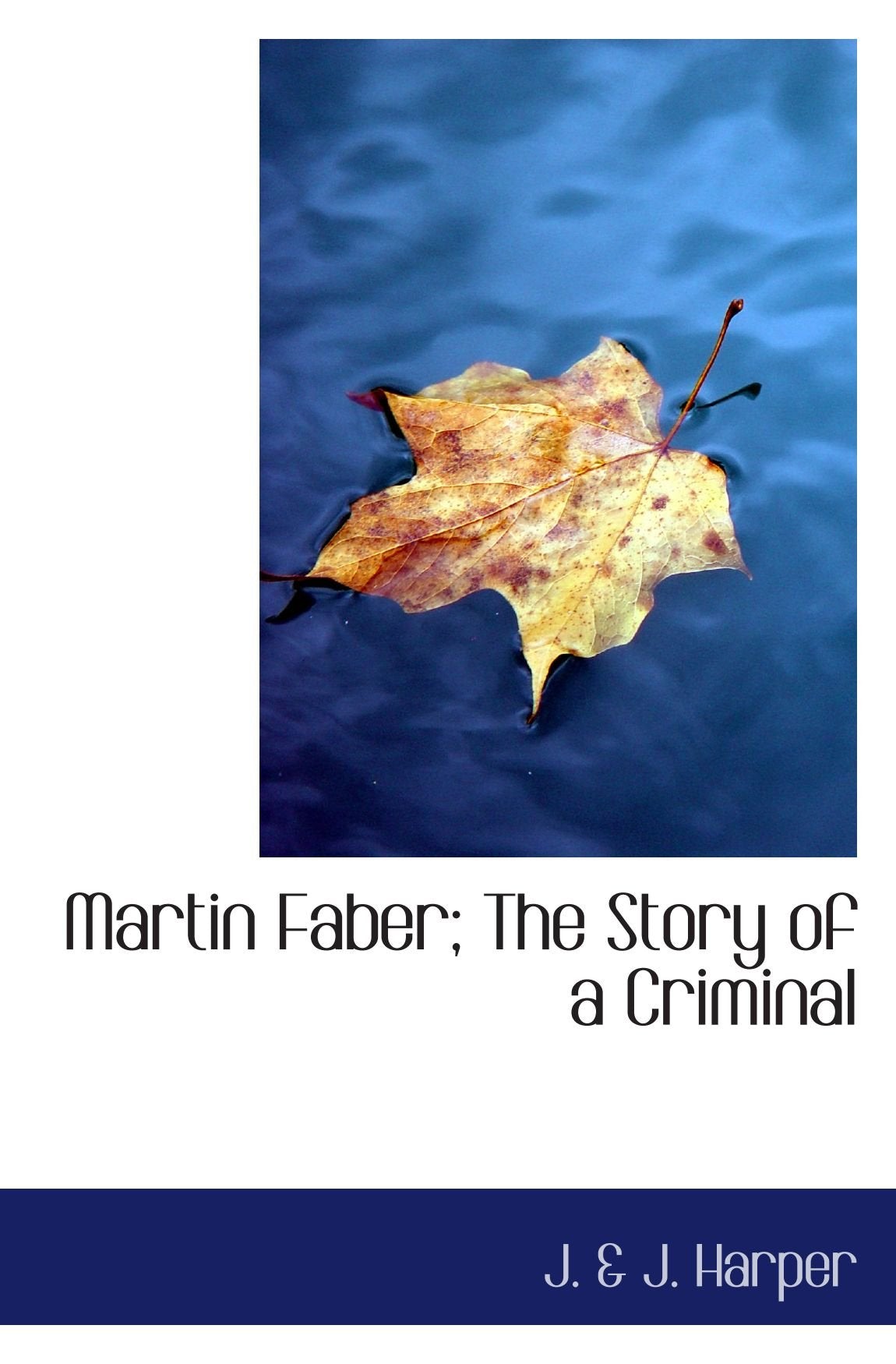 Martin Faber; The Story of a Criminal Politics & History