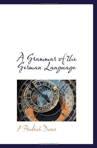 Product Image: A Grammar of the German Language