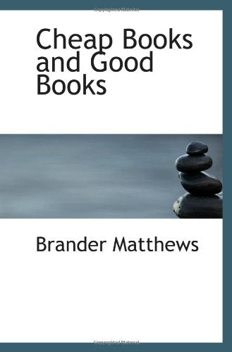 Cheap Books and Good Books Politics & History