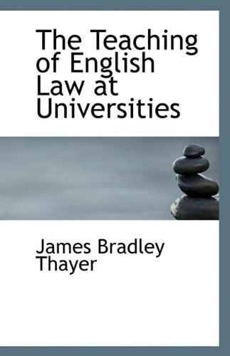 The Teaching of English Law at Universities Learning & Reference
