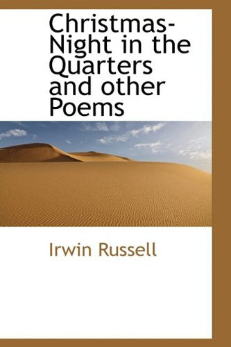 Christmas-night in the Quarters and Other Poems Books