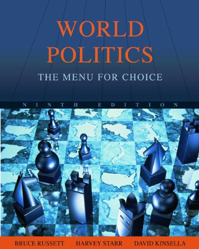 Bundle: World Politics: The Menu for Choice, 9th + International Politics Atlas Learning & Reference