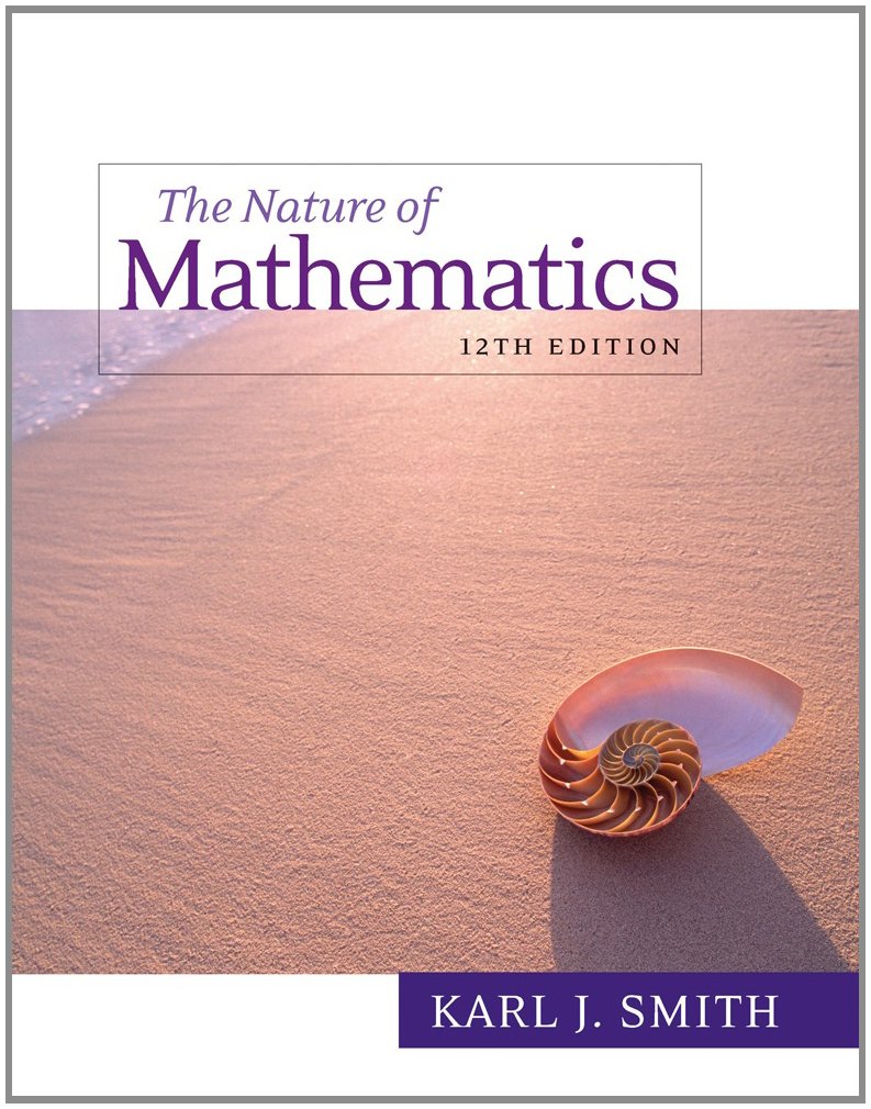 Nature of Mathematics + Student Survival and Solutions Manual book