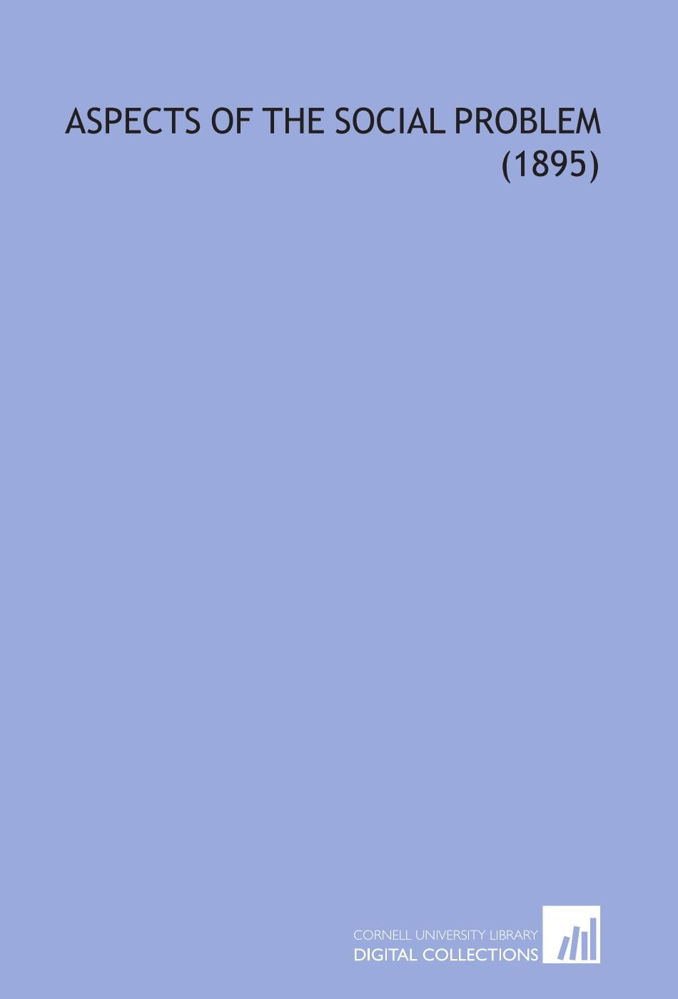 Aspects of the Social Problem (1895) Books