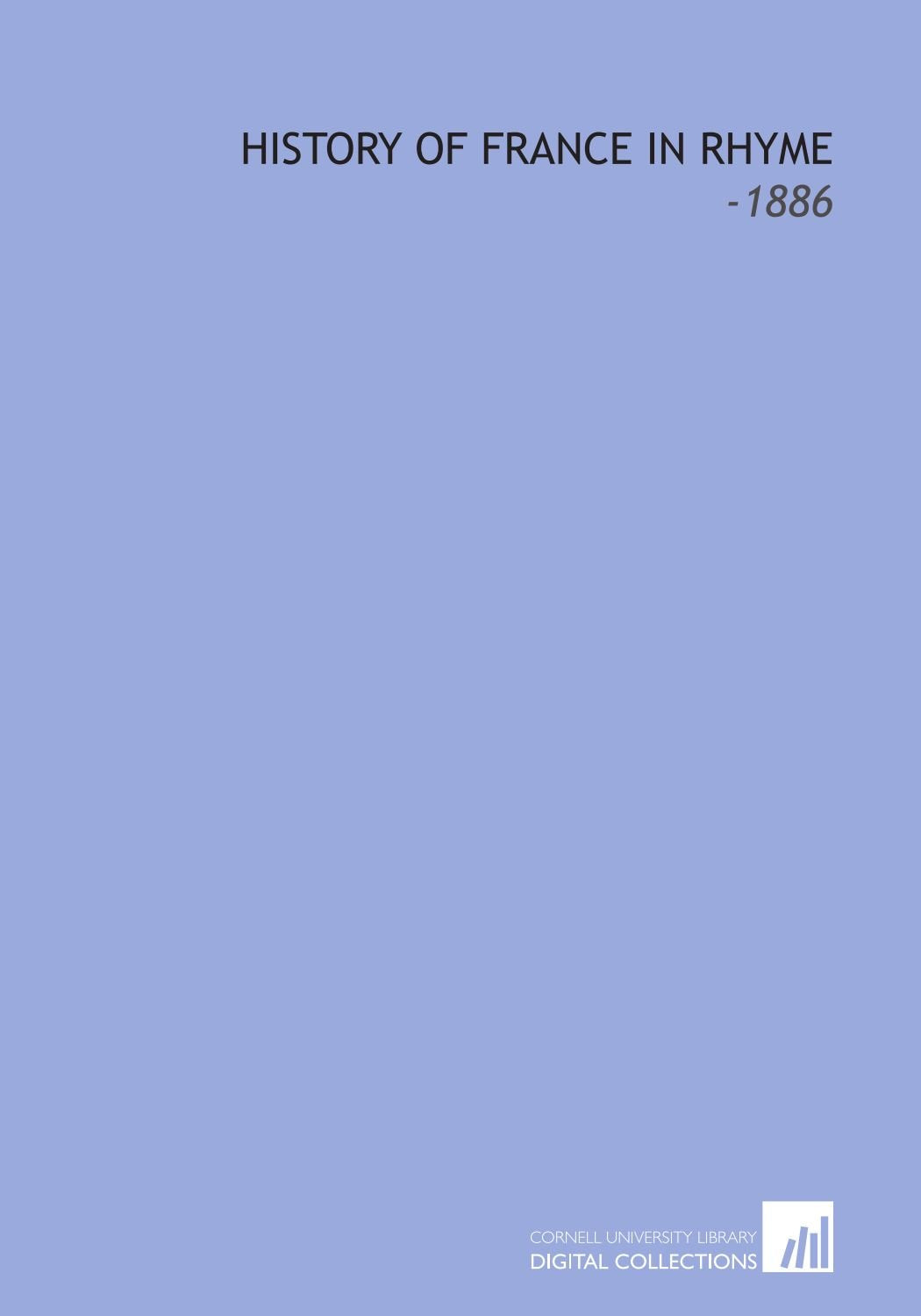History of France in Rhyme: -1886 Books