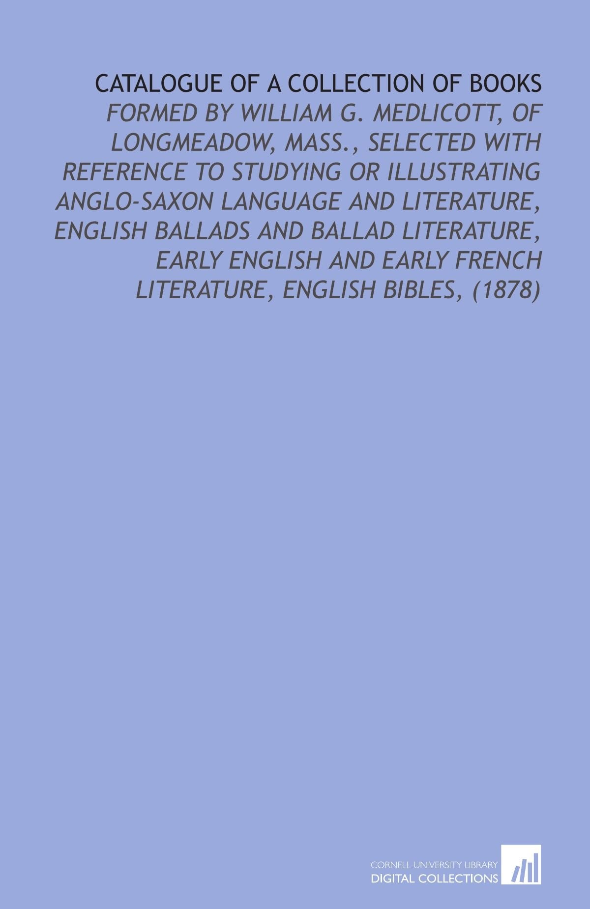 Catalogue of a Collection of Books Social Sciences