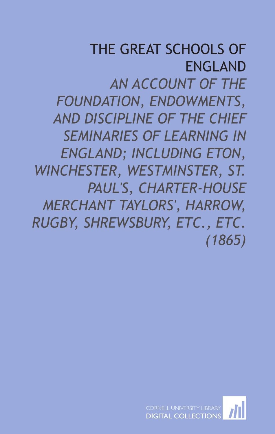 The Great Schools of England Learning & Reference