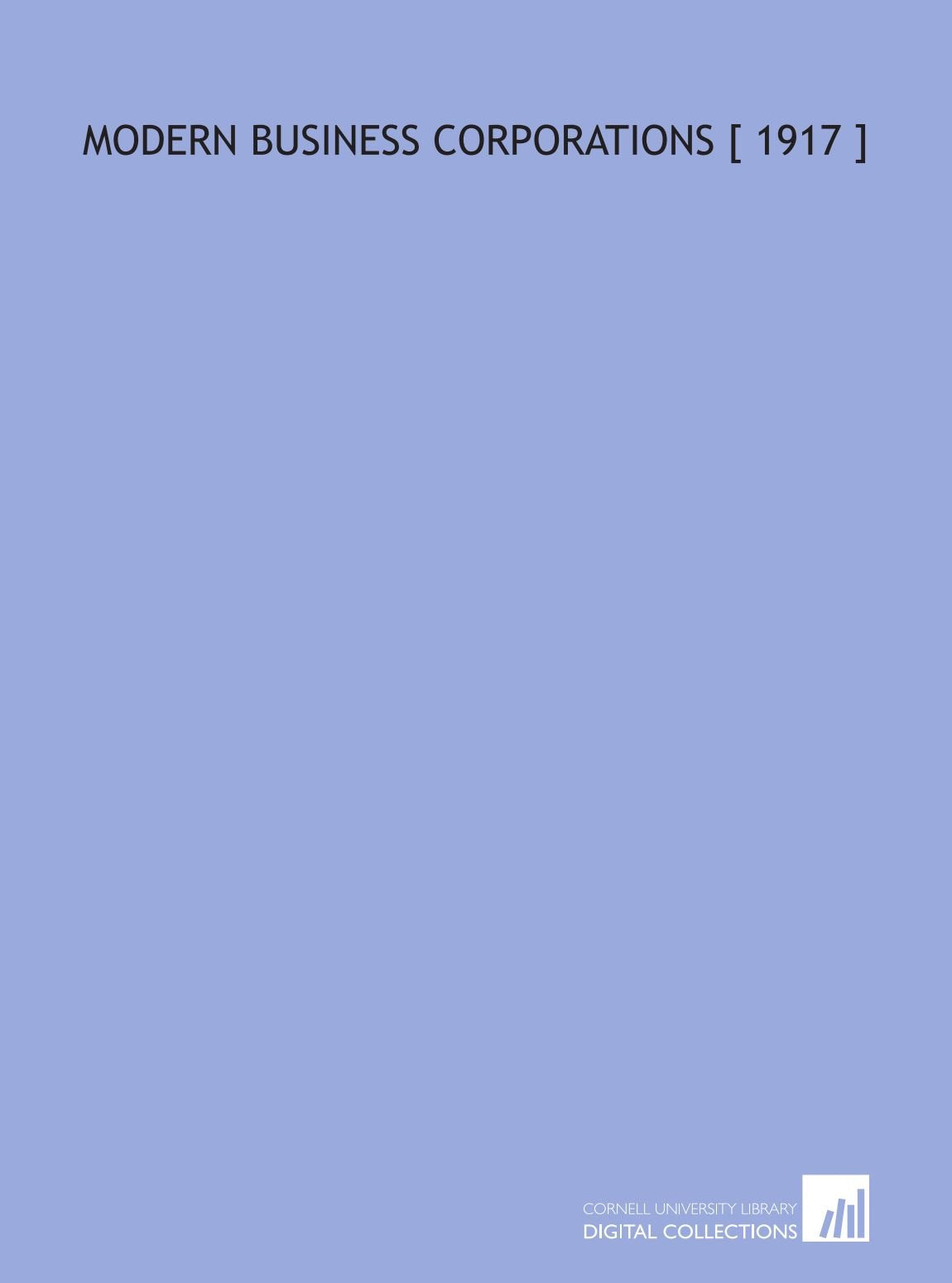 Modern Business Corporations Books