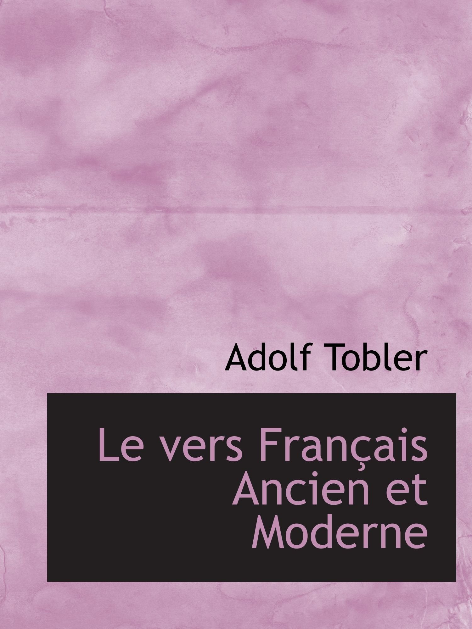 Le vers Français Ancien et Moderne Politics & History