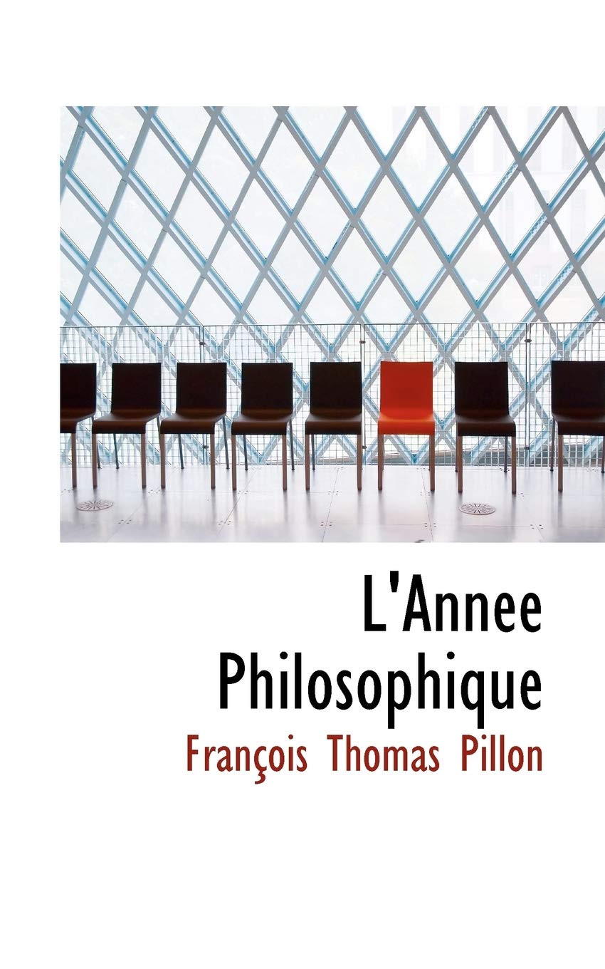 L'Annee Philosophique Politics & History