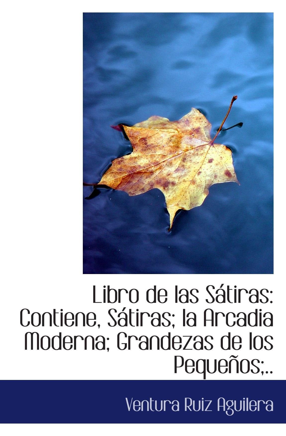 Libro de las Sátiras: Contiene, Sátiras; la Arcadia Moderna; Grandezas de los Pequeños;.. Politics & History