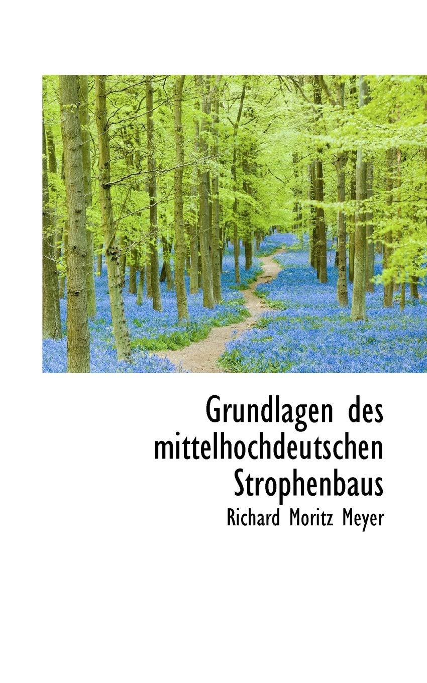 Grundlagen Des Mittelhochdeutschen Strophenbaus Politics & History