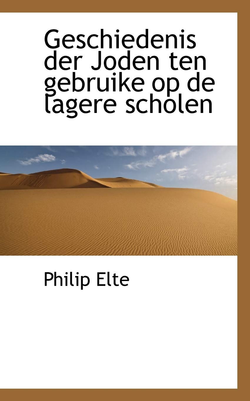 Geschiedenis der Joden ten gebruike op de lagere scholen Politics & History