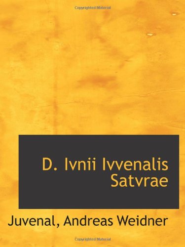 Product Image: D. Ivnii Ivvenalis Satvrae