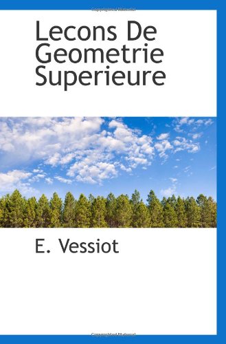 Product Image: Lecons De Geometrie Superieure