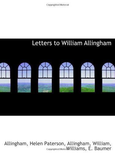 Product Image: Letters to William Allingham