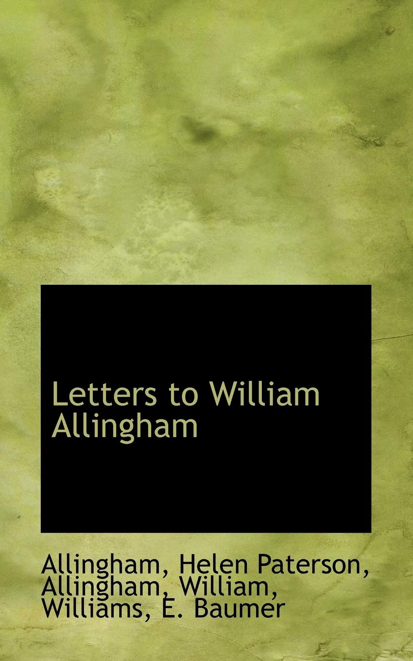 Product Image: Letters to William Allingham
