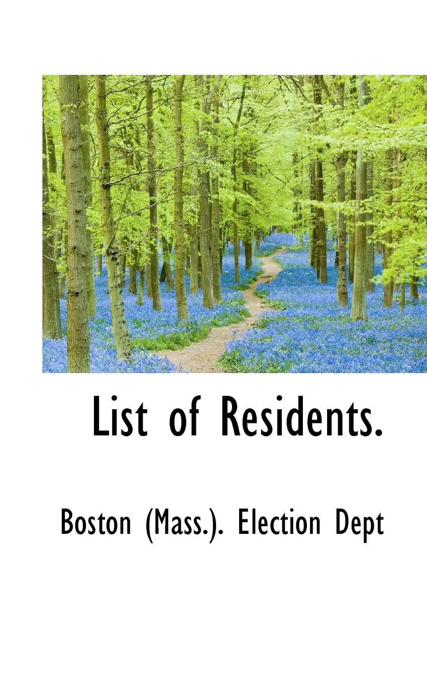 List of Residents. Politics & History
