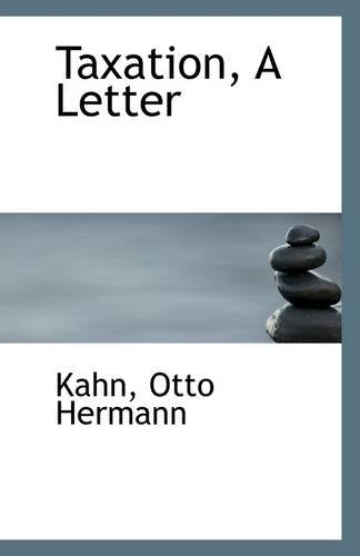 Taxation, a Letter Politics & History