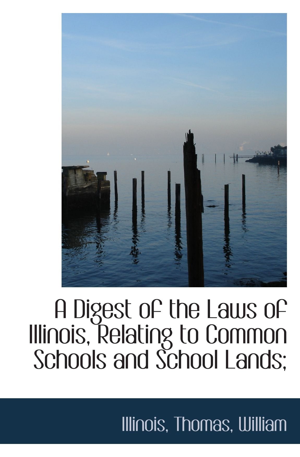 A Digest of the Laws of Illinois, Relating to Common Schools and School Lands; Politics & History