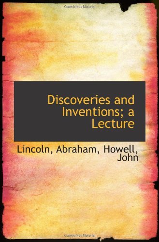 Product Image: Discoveries and Inventions; a Lecture