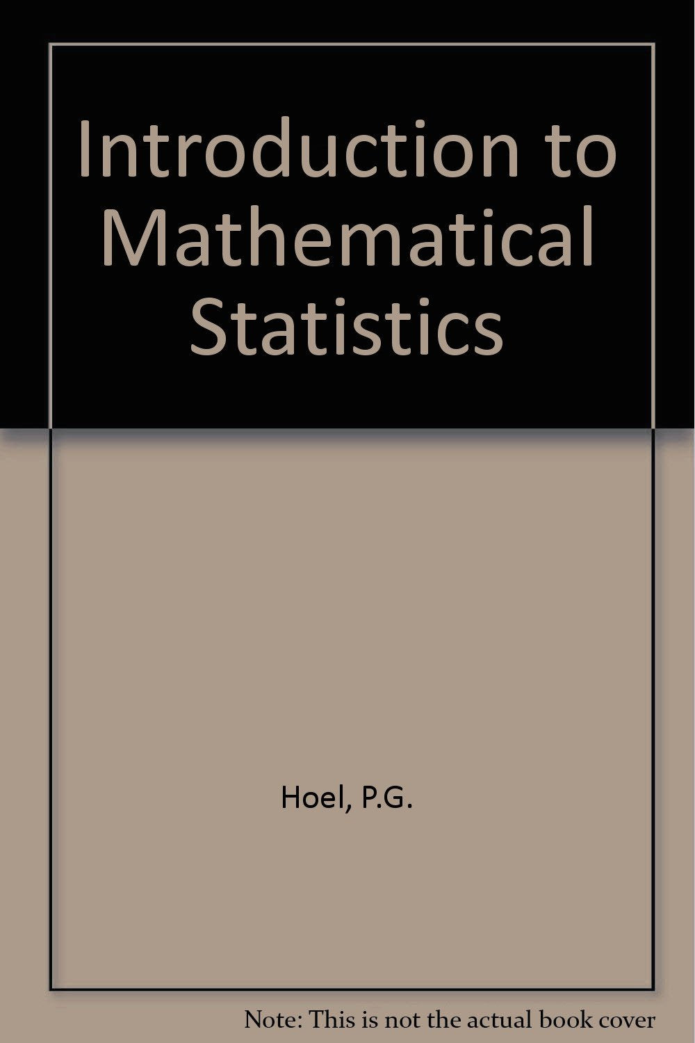 Product Image: Introduction to Mathematical Statistics