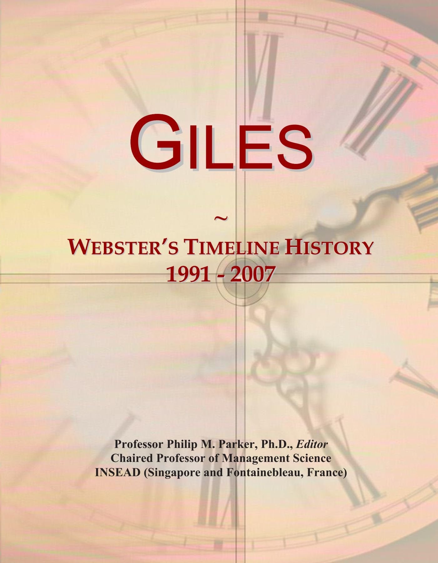 Product Image: Giles: Webster's Timeline History, 1991 - 2007