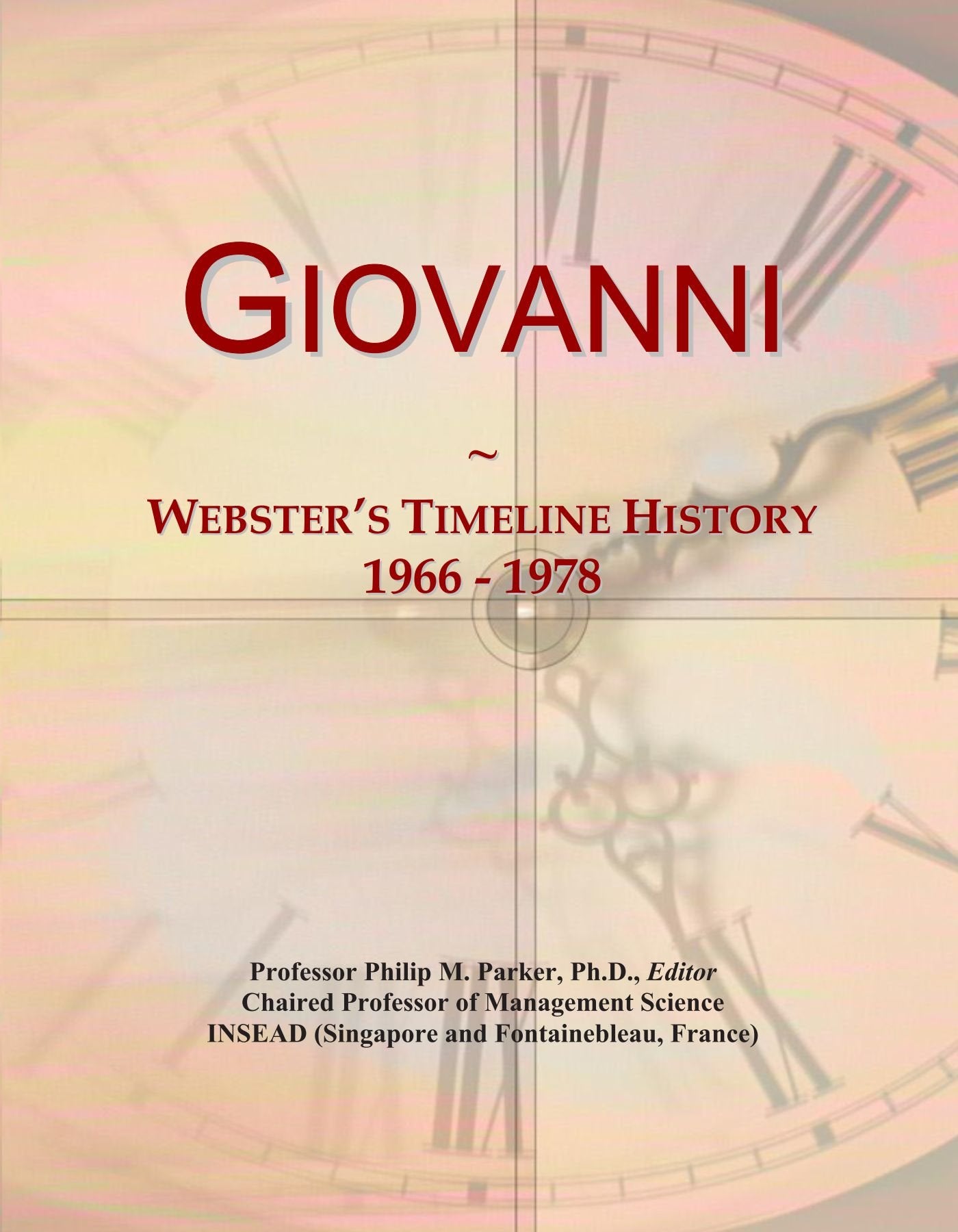 Product Image: Giovanni: Webster's Timeline History, 1966 - 1978