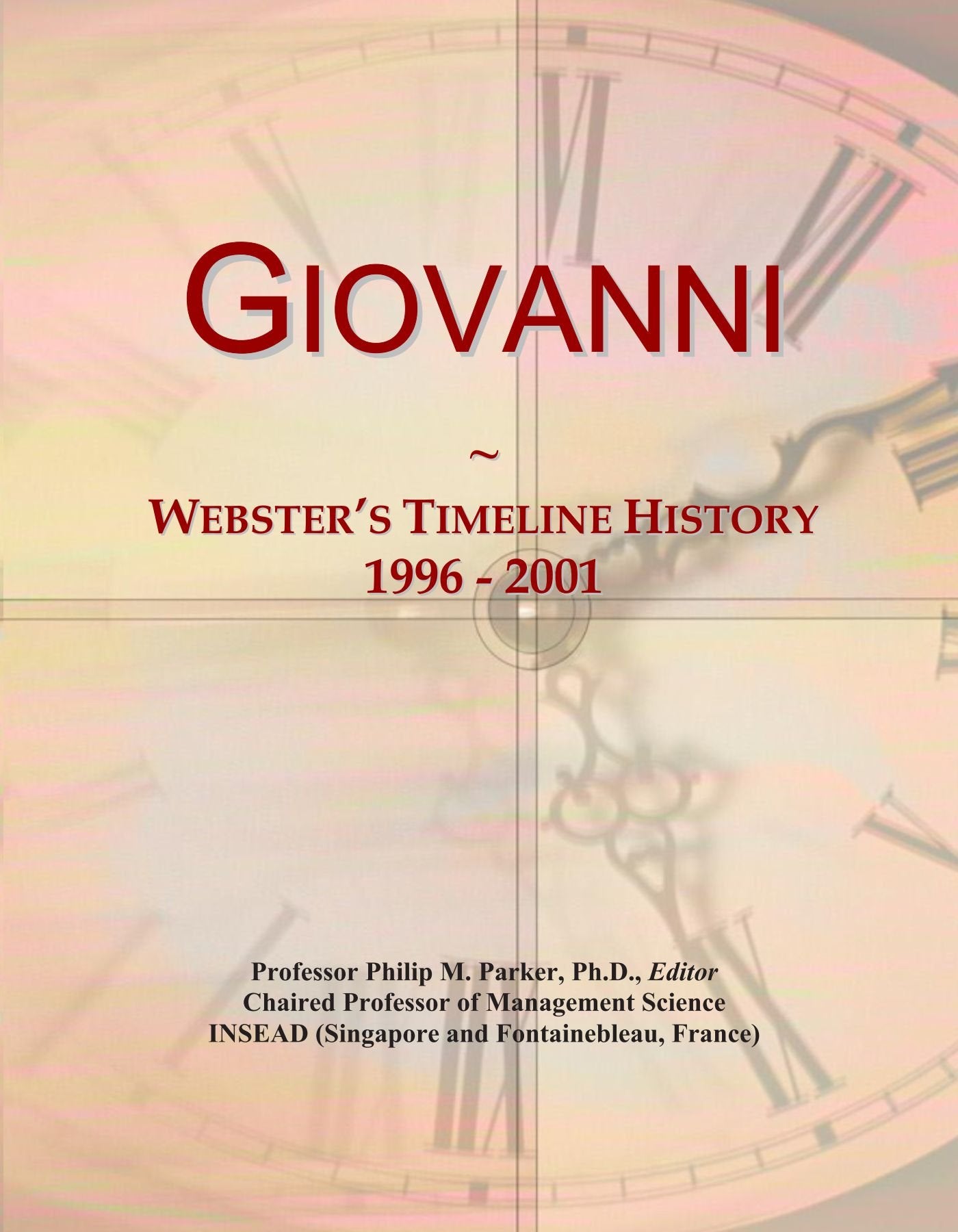 Product Image: Giovanni: Webster's Timeline History, 1996 - 2001
