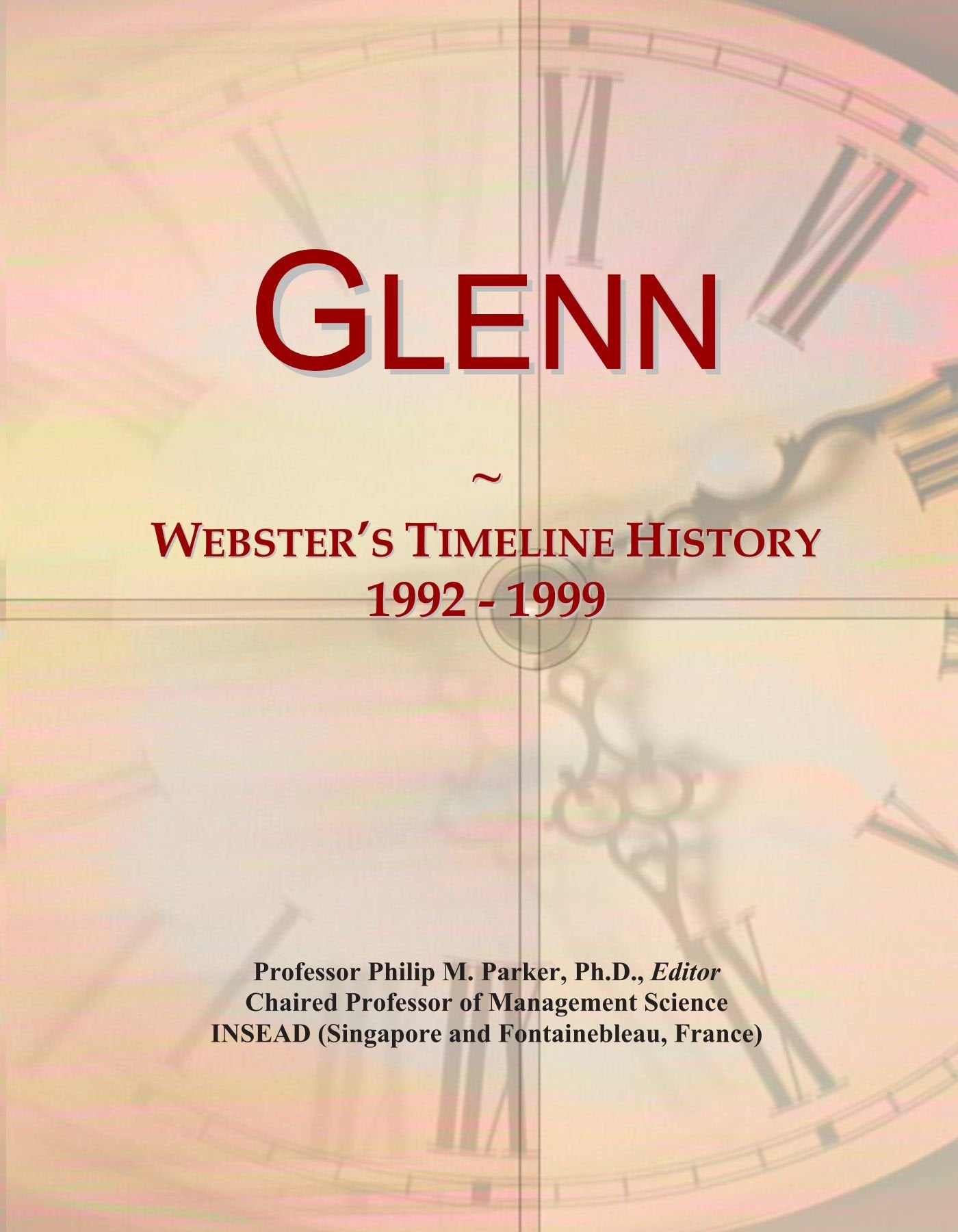 Product Image: Glenn: Webster's Timeline History, 1992 - 1999