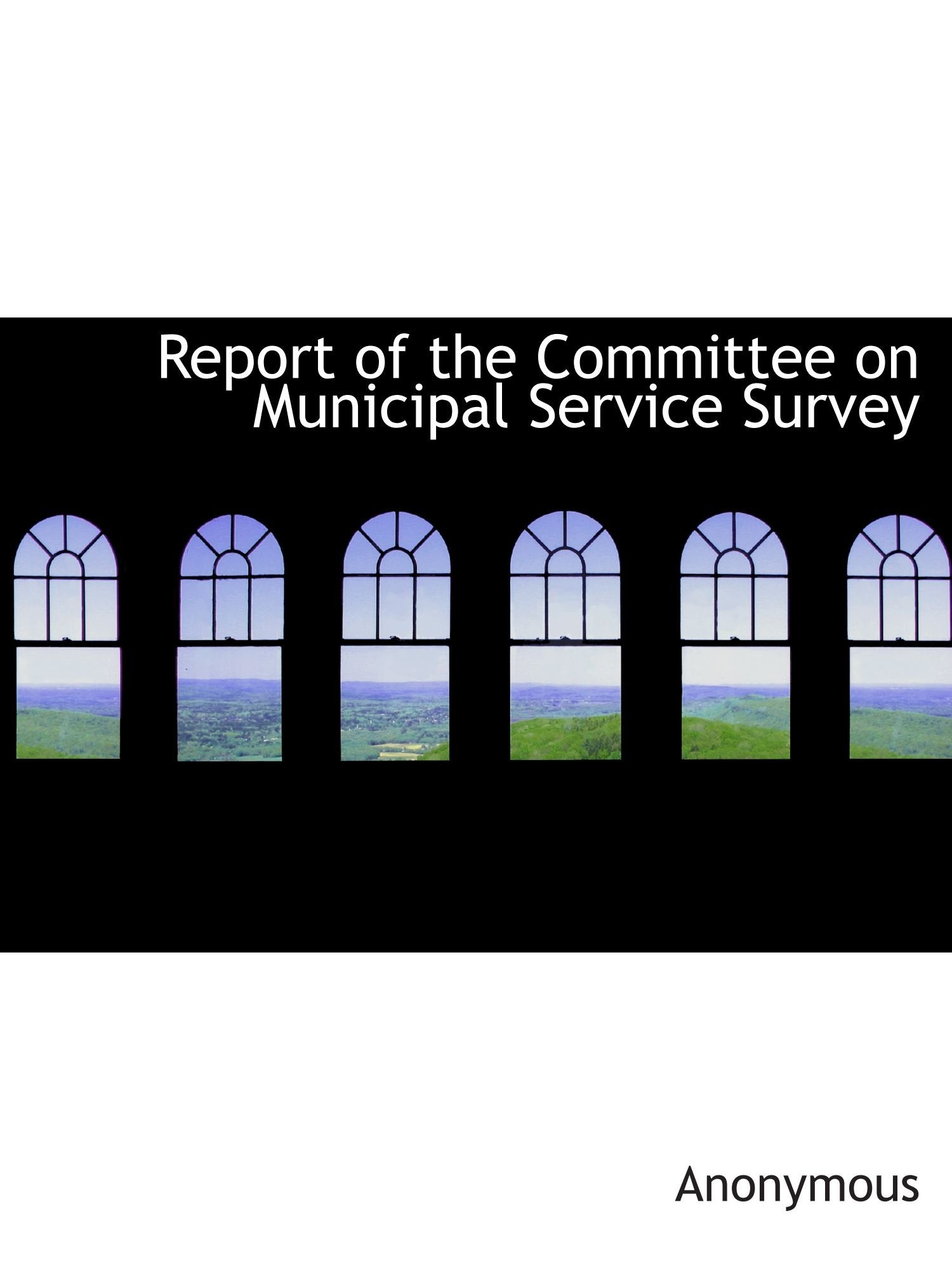 Report of the Committee on Municipal Service Survey Politics & History