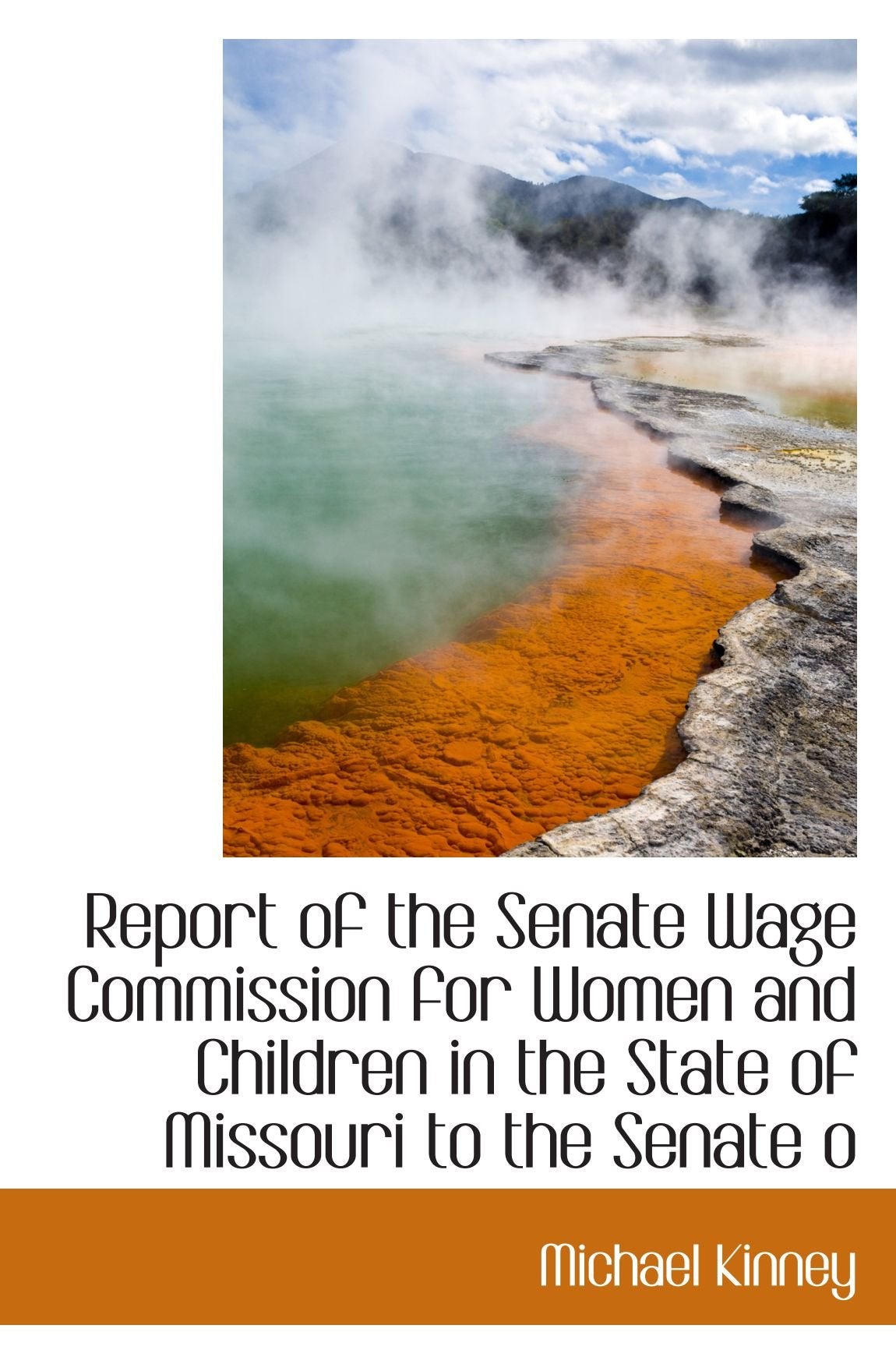 Report of the Senate Wage Commission for Women and Children in the State of Missouri to the Senate o Politics & History